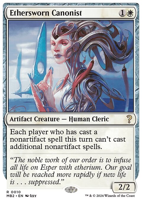 Ethersworn Canonist, Mystery Booster 2 #10, Magic: The Gathering card