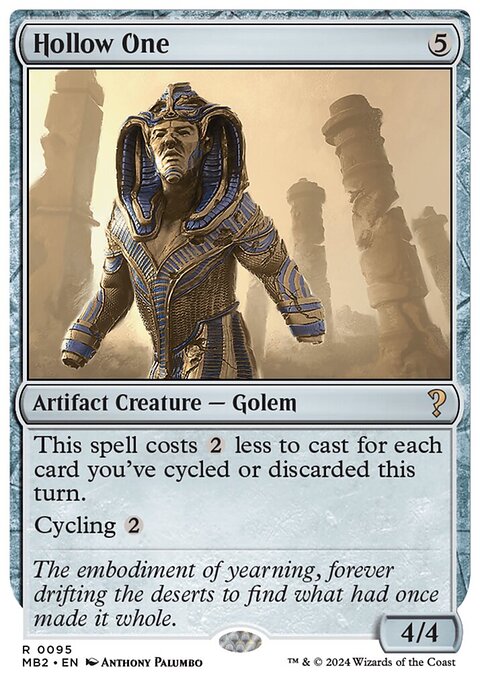 Hollow One, Mystery Booster 2 #95, Magic: The Gathering card
