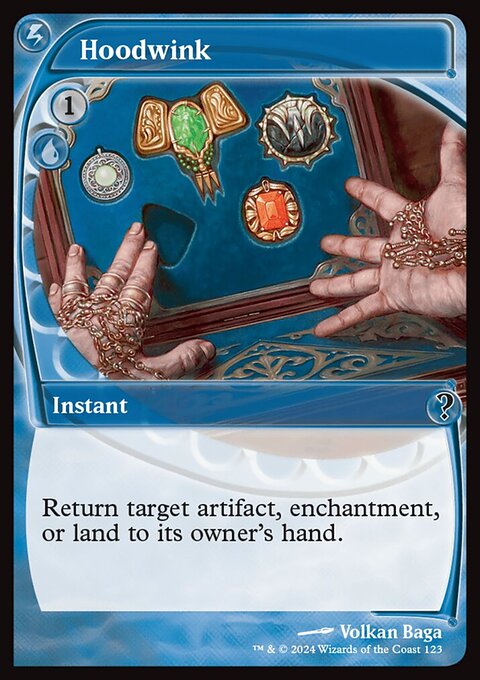 Hoodwink, Mystery Booster 2 #123, Magic: The Gathering card