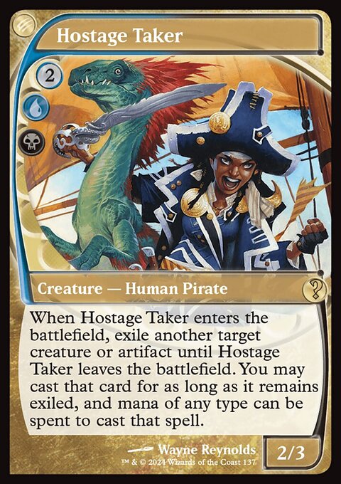 Hostage Taker, Mystery Booster 2 #137, Magic: The Gathering card