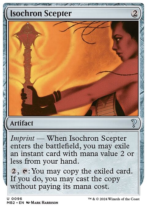 Isochron Scepter, Mystery Booster 2 #96, Magic: The Gathering card