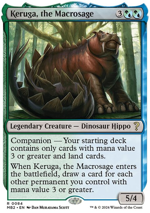 Keruga, the Macrosage, Mystery Booster 2 #84, Magic: The Gathering card
