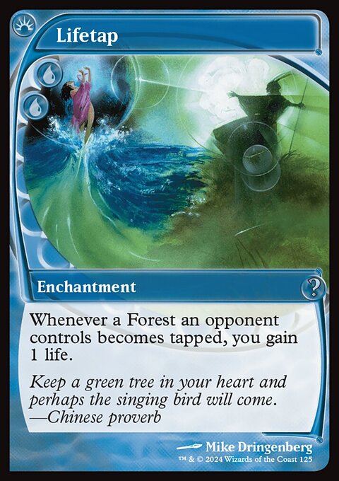 Lifetap, Mystery Booster 2 #125, Magic: The Gathering card