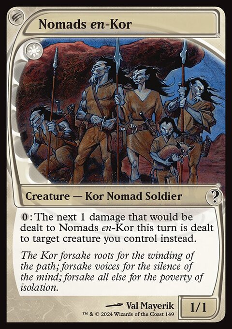 Nomads en-Kor, Mystery Booster 2 #149, Magic: The Gathering card