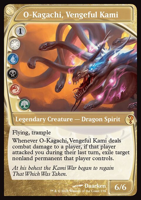 O-Kagachi, Vengeful Kami, Mystery Booster 2 #138, Magic: The Gathering card