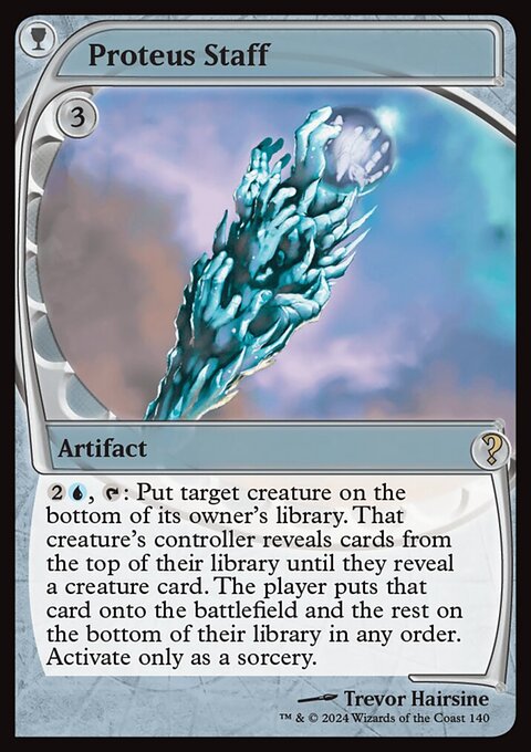 Proteus Staff, Mystery Booster 2 #140, Magic: The Gathering card