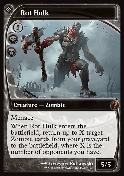 Rot Hulk, Mystery Booster 2 #128, Magic: The Gathering card