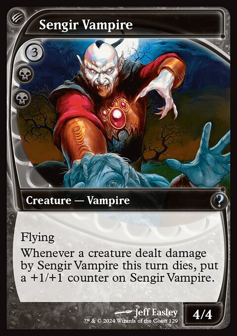 Sengir Vampire, Mystery Booster 2 #129, Magic: The Gathering card