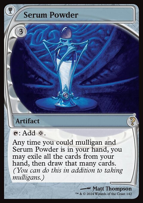Serum Powder, Mystery Booster 2 #142, Magic: The Gathering card
