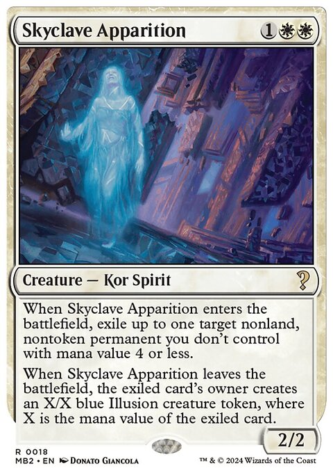 Skyclave Apparition, Mystery Booster 2 #18, Magic: The Gathering card