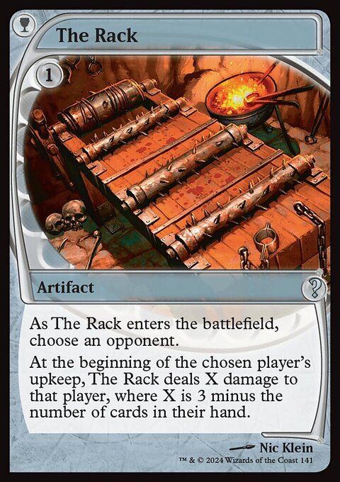 The Rack, Mystery Booster 2 #141, Magic: The Gathering card