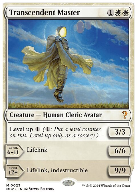 Transcendent Master, Mystery Booster 2 #23, Magic: The Gathering card
