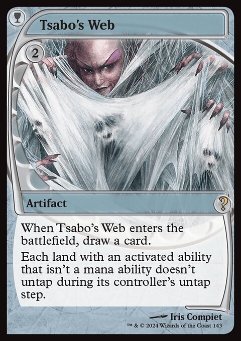 Tsabo's Web, Mystery Booster 2 #143, Magic: The Gathering card