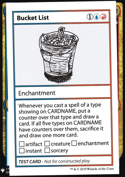 Bucket List, Mystery Booster Playtest Cards 2019 #89, Magic: The Gathering card