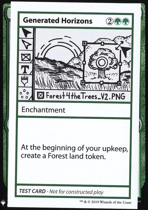 Generated Horizons, Mystery Booster Playtest Cards 2019 #75, Magic: The Gathering card