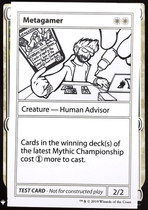 Metagamer, Mystery Booster Playtest Cards 2019 #8, Magic: The Gathering card