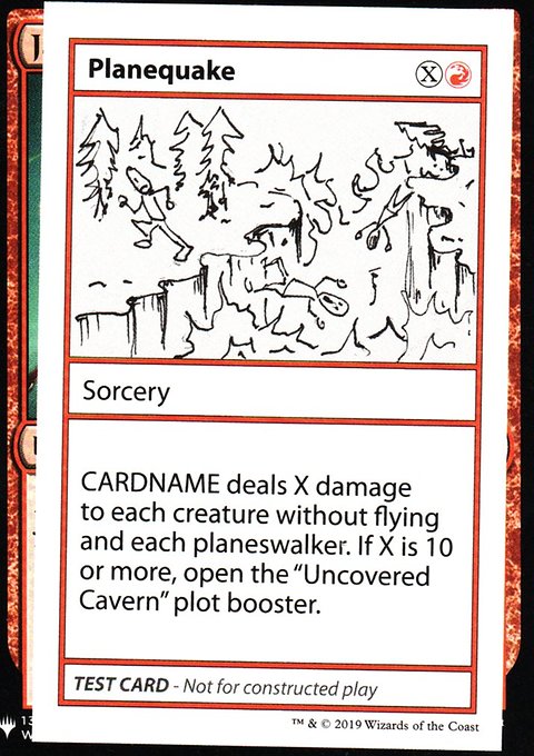 Planequake, Mystery Booster Playtest Cards 2019 #59, Magic: The Gathering card