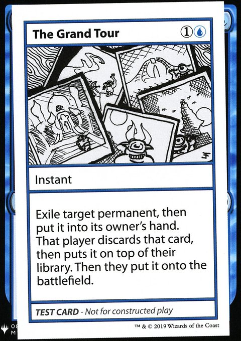 The Grand Tour, Mystery Booster Playtest Cards 2019 #30, Magic: The Gathering card