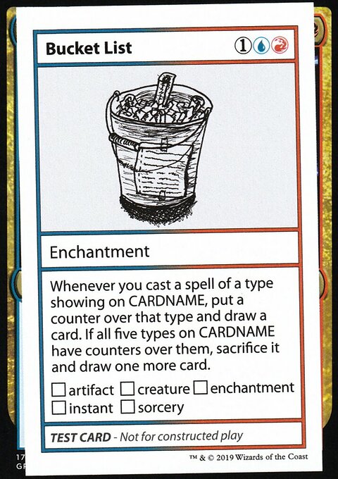 Bucket List, Mystery Booster Playtest Cards 2021 #89, Magic: The Gathering card