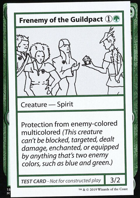 Frenemy of the Guildpact, Mystery Booster Playtest Cards 2021 #74, Magic: The Gathering card