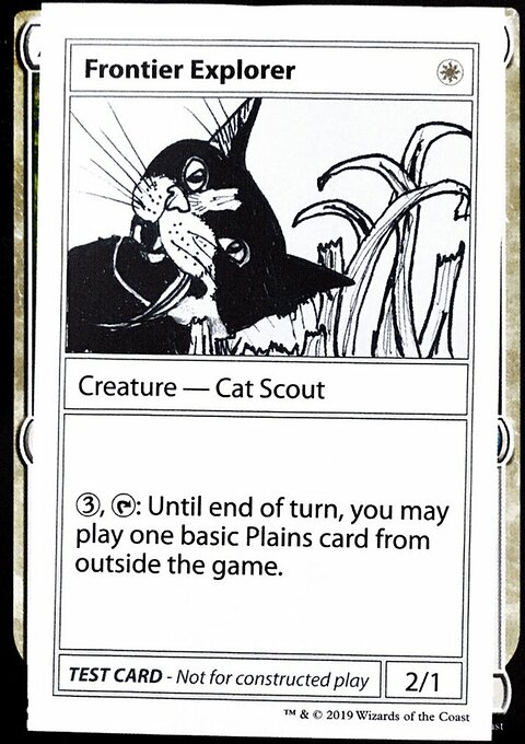 Frontier Explorer, Mystery Booster Playtest Cards 2021 #6, Magic: The Gathering card