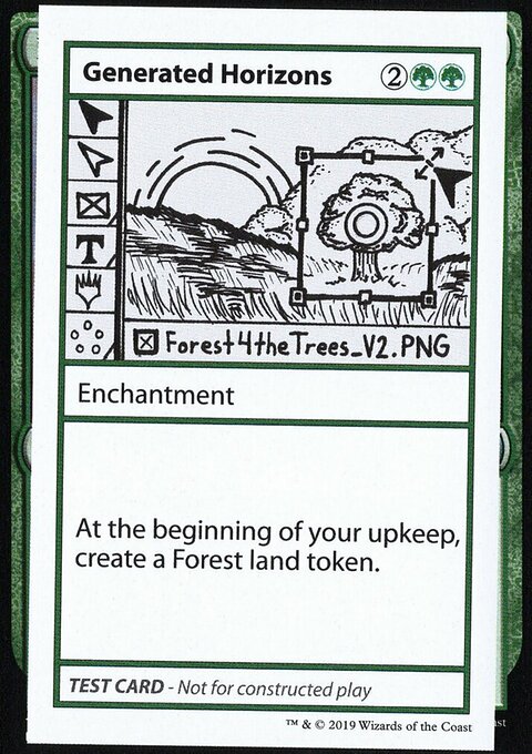 Generated Horizons, Mystery Booster Playtest Cards 2021 #75, Magic: The Gathering card