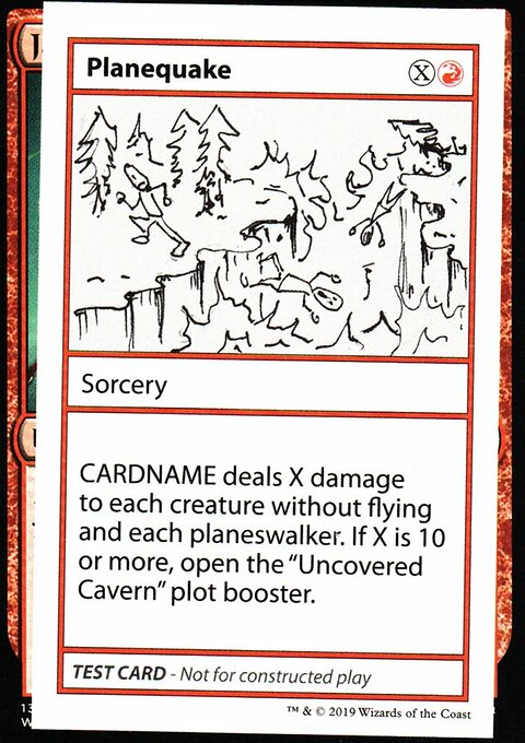 Planequake, Mystery Booster Playtest Cards 2021 #59, Magic: The Gathering card