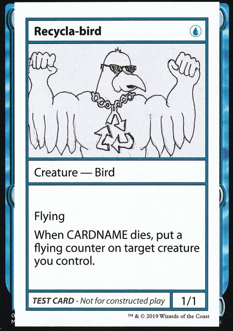 Recycla-bird, Mystery Booster Playtest Cards 2021 #28, Magic: The Gathering card