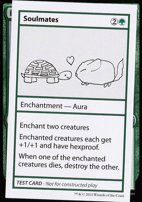Soulmates, Mystery Booster Playtest Cards 2021 #84, Magic: The Gathering card