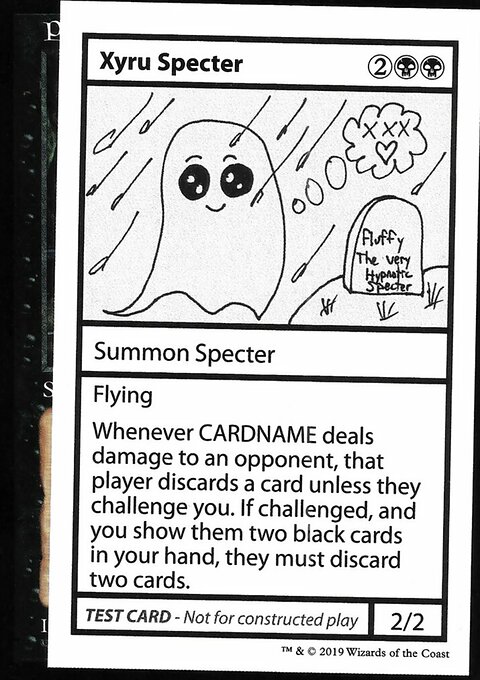 Xyru Specter, Mystery Booster Playtest Cards 2021 #51, Magic: The Gathering card
