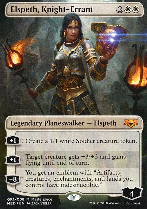 Elspeth, Knight-Errant, Mythic Edition #GR1, Magic: The Gathering card