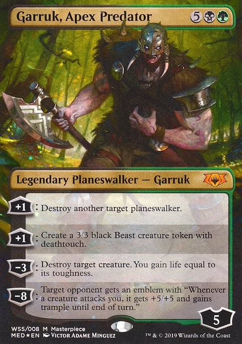 Garruk, Apex Predator, Mythic Edition #WS5, Magic: The Gathering card