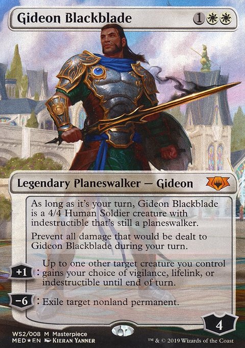 Gideon Blackblade, Mythic Edition #WS2, Magic: The Gathering card