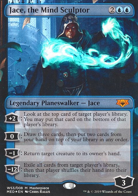 Jace, the Mind Sculptor, Mythic Edition #WS3, Magic: The Gathering card