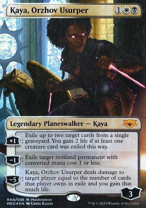 Kaya, Orzhov Usurper, Mythic Edition #RA8, Magic: The Gathering card