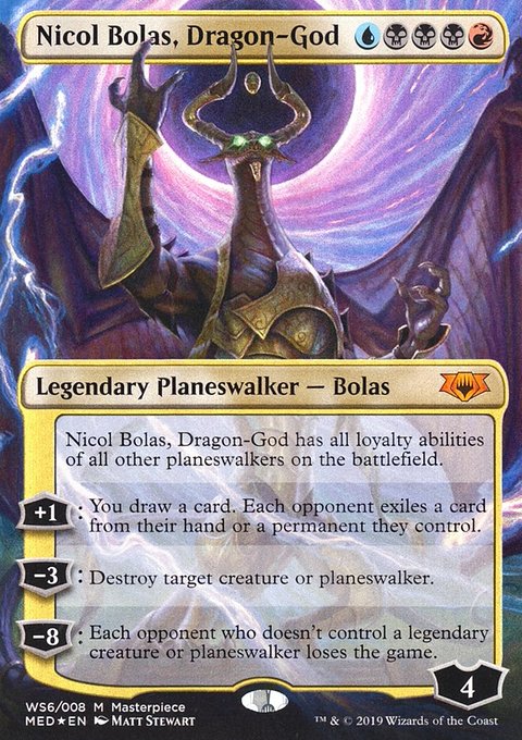 Nicol Bolas, Dragon-God, Mythic Edition #WS6, Magic: The Gathering card