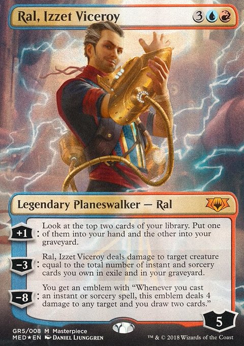 Ral, Izzet Viceroy, Mythic Edition #GR5, Magic: The Gathering card