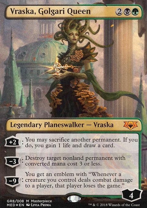 Vraska, Golgari Queen, Mythic Edition #GR8, Magic: The Gathering card