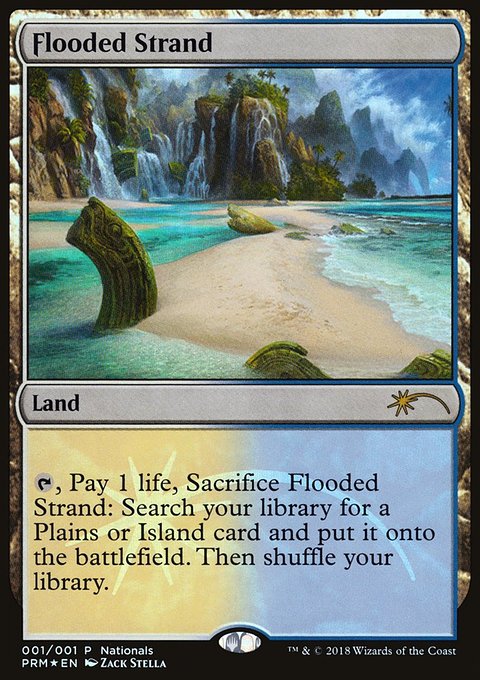 Flooded Strand, Nationals Promos #2018, Magic: The Gathering card