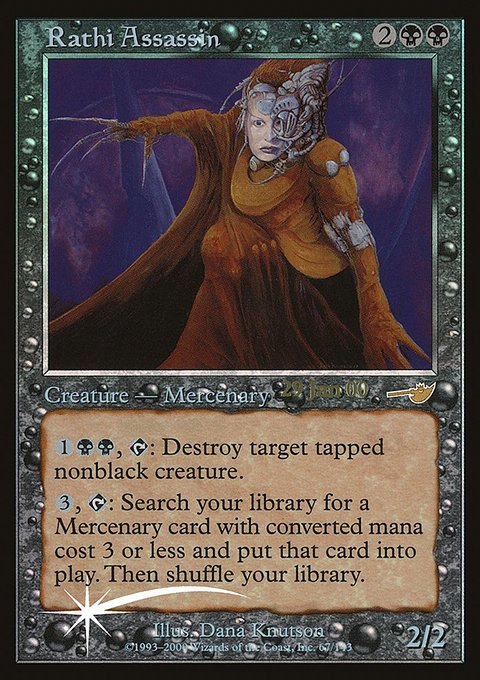 Rathi Assassin, Nemesis Promos #67, Magic: The Gathering card