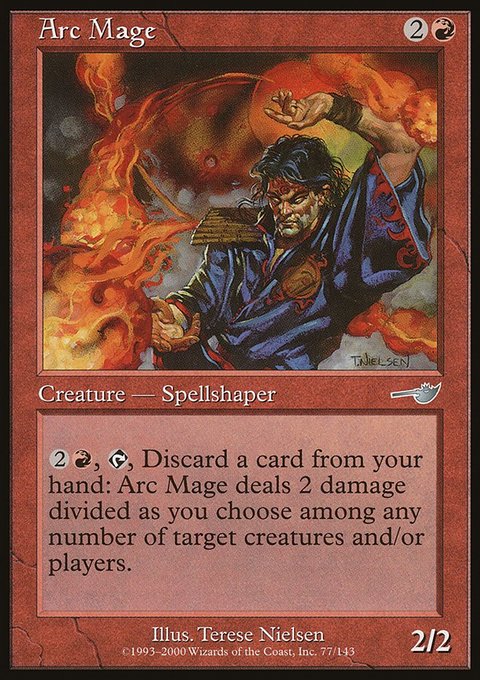Arc Mage, Nemesis #77, Magic: The Gathering card