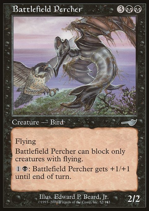 Battlefield Percher, Nemesis #52, Magic: The Gathering card