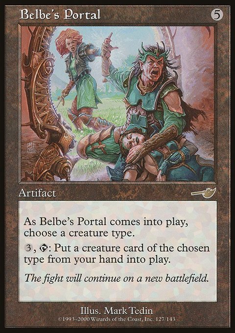 Belbe's Portal, Nemesis #127, Magic: The Gathering card