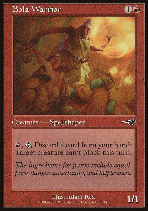 Bola Warrior, Nemesis #78, Magic: The Gathering card