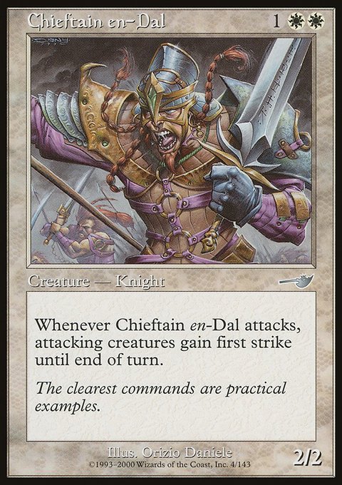 Chieftain en-Dal, Nemesis #4, Magic: The Gathering card