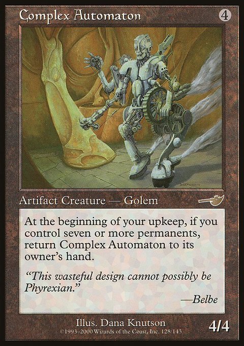 Complex Automaton, Nemesis #128, Magic: The Gathering card