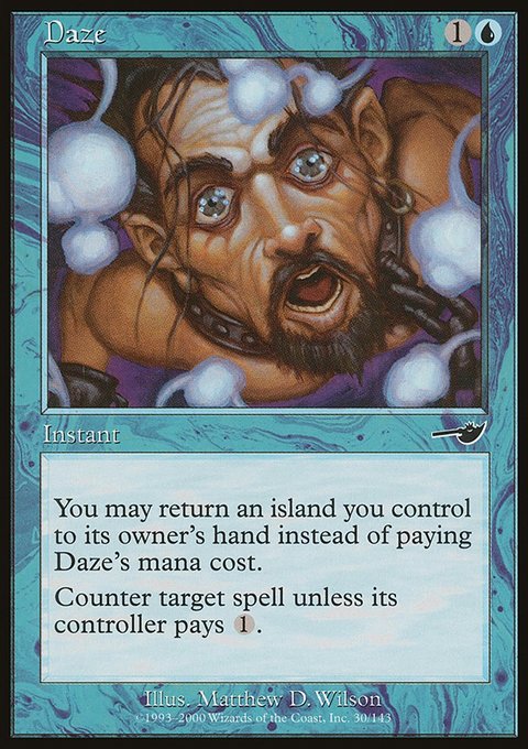 Daze, Nemesis #30, Magic: The Gathering card