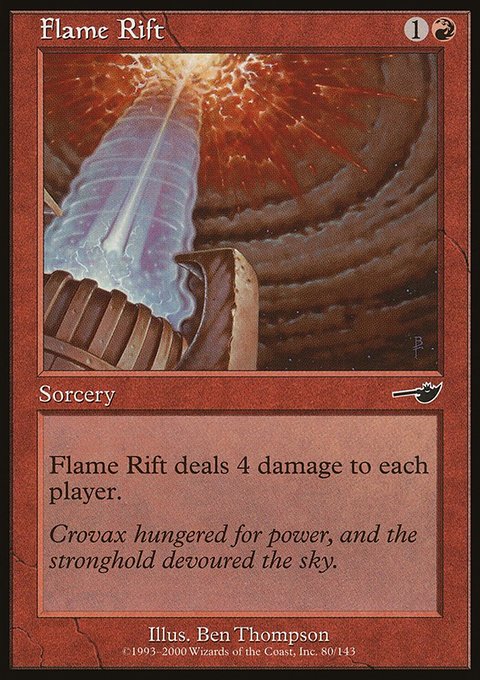 Flame Rift, Nemesis #80, Magic: The Gathering card
