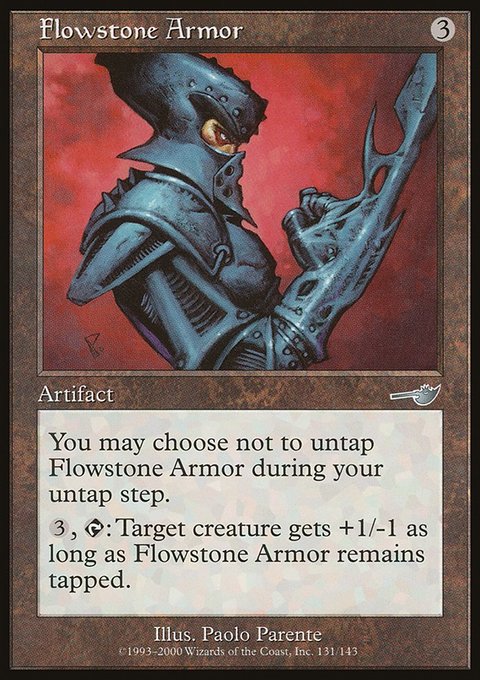 Flowstone Armor, Nemesis #131, Magic: The Gathering card