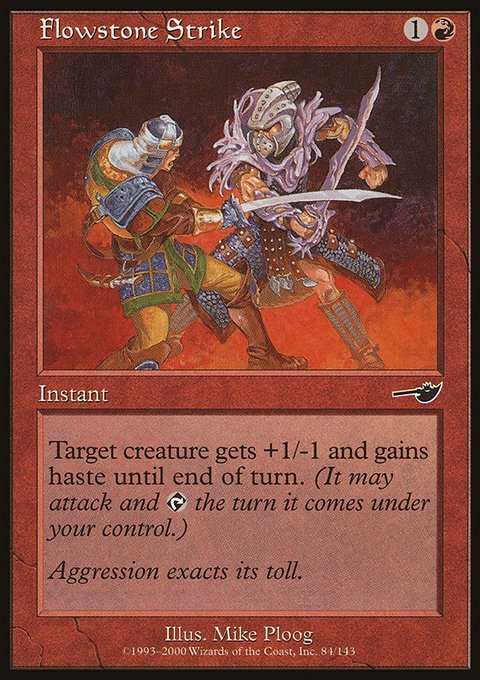 Flowstone Strike, Nemesis #84, Magic: The Gathering card